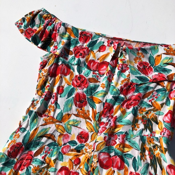 NWT Forever 21 Floral Mini Dress Size L - Picture 8 of 11